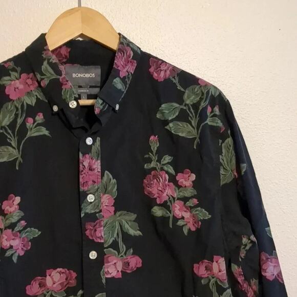 Bonobos floral button down size Large - Picture 4 of 5